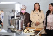Nancy Valdez fortalece la capacitación y mejora las instalaciones del DIF Ocoyoacac con nuevo equipamiento para taller de panadería