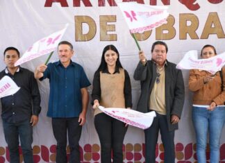 Inicia Carmen Albarrán construcción de nueva aula en primaria de Donato Guerra