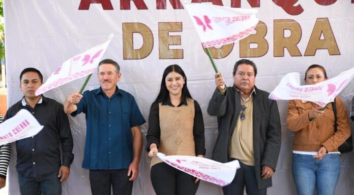 Inicia Carmen Albarrán construcción de nueva aula en primaria de Donato Guerra