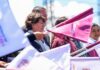 Entrega Delfina Gómez 32 patrullas de última generación para reforzar la seguridad en Valle de Chalco