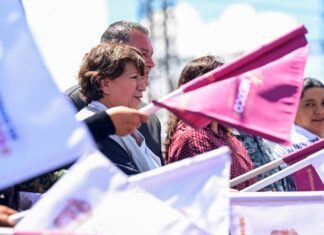 Entrega Delfina Gómez 32 patrullas de última generación para reforzar la seguridad en Valle de Chalco