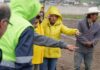 Danae Espinoza supervisa zonas afectadas por lluvias y refuerza acciones preventivas en Joquicingo