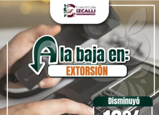 Cuautitlán Izcalli reduce 16% el delito de extorsión y consolida su estrategia de seguridad