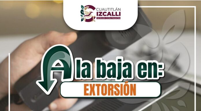 Cuautitlán Izcalli reduce 16% el delito de extorsión y consolida su estrategia de seguridad