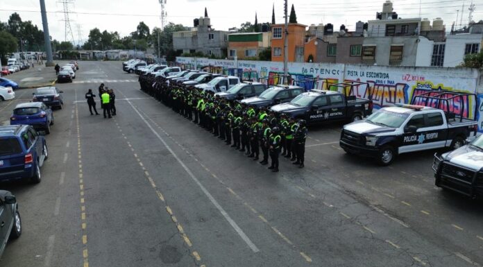 Texcoco despliega operativo especial de seguridad para el periodo vacacional de verano