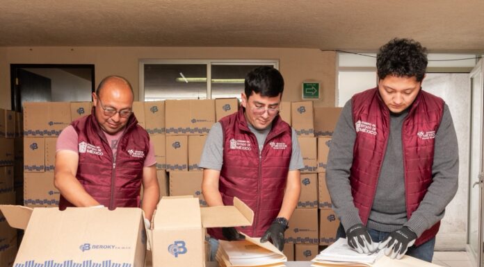 Gobierno del Estado de México recicla 155 toneladas de archivos para convertirlas en libros de texto gratuitos