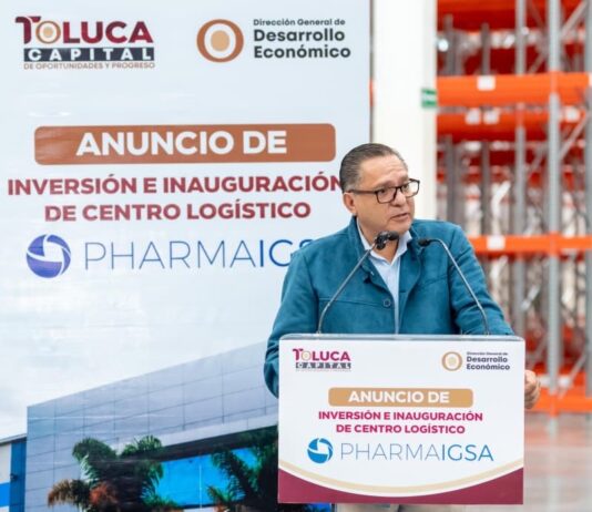 Toluca supera los 3 mil millones de pesos en inversión y genera más de 22 mil empleos formales