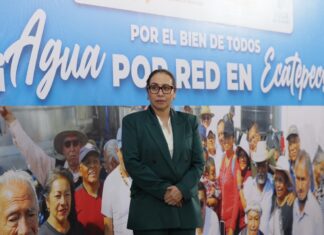 Ecatepec incrementa de 30% a 85% el suministro de agua en la Quinta Zona; Azucena Cisneros anuncia nuevas obras hidráulicas