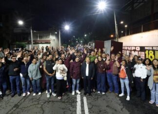 Raciel Pérez Cruz fortalece la seguridad en Tlalnepantla con la instalación de 72 nuevas luminarias