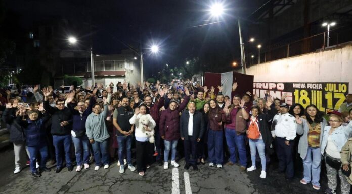 Raciel Pérez Cruz fortalece la seguridad en Tlalnepantla con la instalación de 72 nuevas luminarias