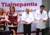 Entrega Raciel Pérez Cruz rehabilitación del Centro de Salud Cuauhtémoc y módulo deportivo en Tlalnepantla