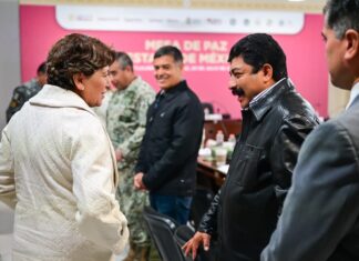 Texcoco fortalece la estrategia de seguridad junto a la Gobernadora Delfina Gómez; Nazario Gutiérrez refrenda compromiso con la paz y el bienestar