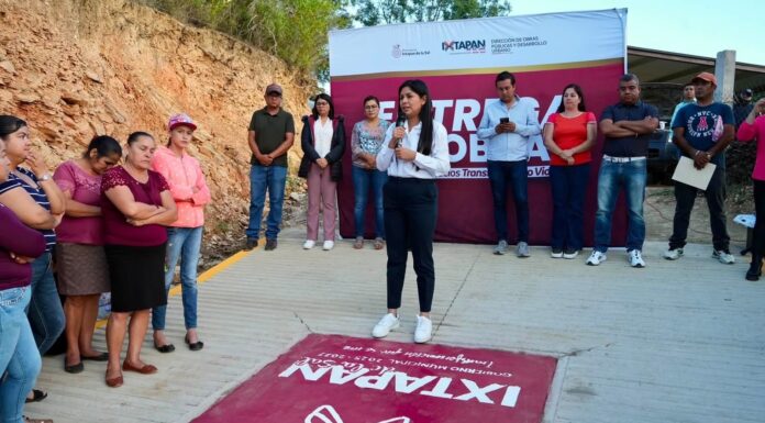 Ixtapan de la Sal consolida su transformación con mejores caminos para las comunidades