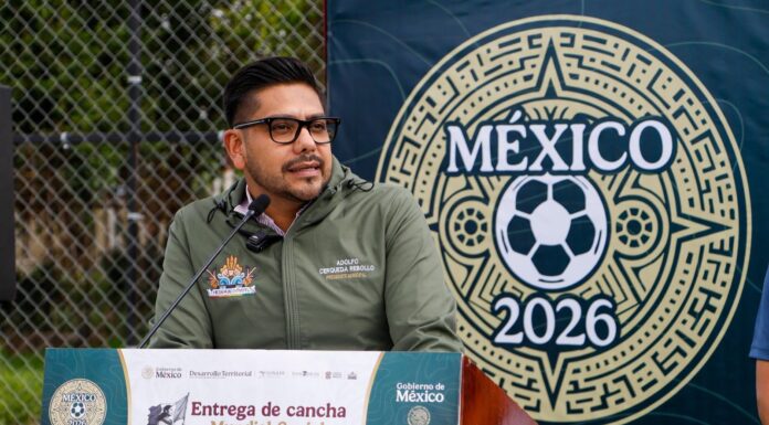 Nezahualcóyotl suma nueva cancha de fútbol como legado del Mundial Social 2026