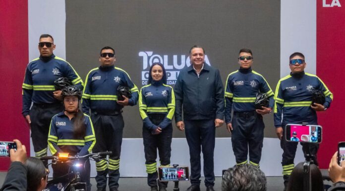 Toluca fortalece la vigilancia con más ciclo-patrullas; Ricardo Moreno apuesta por la proximidad ciudadana