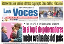 Con un 67.3 % Delfina Gómez se ubica… En el top 6 de gobernadoras En el top 6 de gobernadoras mejor evaluadas del país