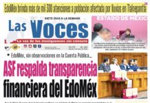 EdoMéx, sin observaciones en la Cuenta Pública…ASF respalda transparencia financiera del EdoMéx
