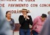 Chapa de Mota entrega pavimentación con concreto hidráulico en Dongú y mejora la movilidad comunitaria