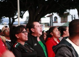 Coatepec Harinas vive jornada de unidad y orgullo nacional durante transmisión del partido de la Selección Mexicana