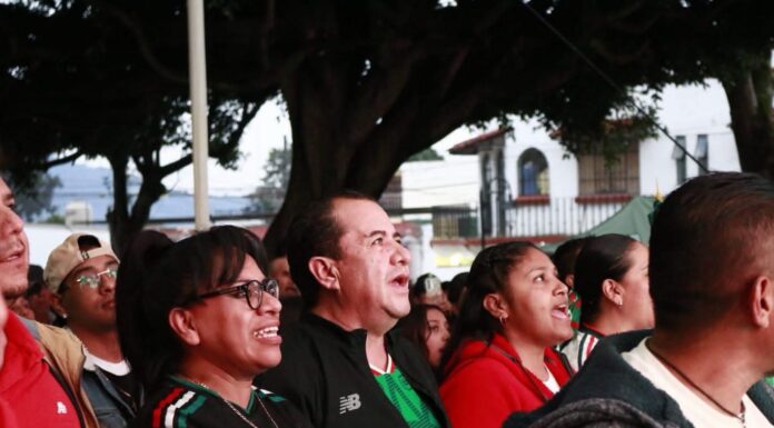 Coatepec Harinas vive jornada de unidad y orgullo nacional durante transmisión del partido de la Selección Mexicana