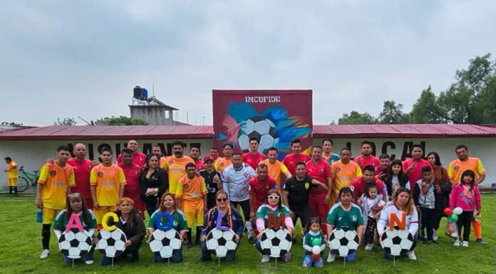 Acolman fortalece la unión regional con encuentro amistoso de fútbol entre gobiernos municipales
