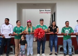 Zacualpan fortalece infraestructura deportiva con inauguración de nuevas gradas en la Unidad Deportiva “Filiberto Toledo Hdz.”