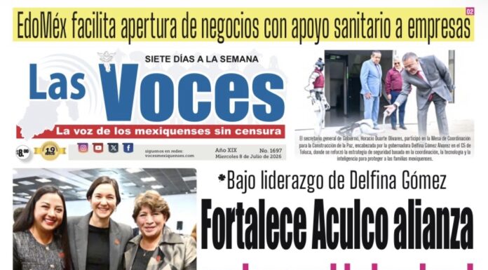 Bajo liderazgo de Delfina Gómez Fortalece Aculco alianza por la seguridad regional