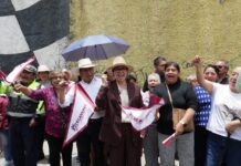 Azucena Cisneros inicia obras de drenaje, red hidráulica y repavimentación en Santa Clara Coatitla y la colonia Popular