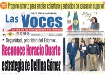 Seguridad, prioridad del Edomex…Reconoce Horacio Duarte estrategia de Delfina Gómez