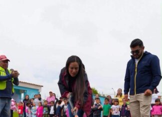 Inicia Zumpango construcción de arcotecho en jardín de niños de Villas de la Laguna