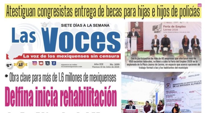 Obra clave para más de 1.6 millones de mexiquenses Delfina inicia rehabilitación de Av. Alfredo del Mazo