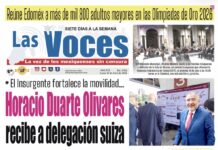 El Insurgente fortalece la movilidad… Horacio Duarte Olivares recibe a delegación suiza