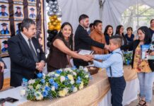 Valeria Cruz Olvera reconoce esfuerzo de estudiantes durante clausura escolar en San Martín Ejido