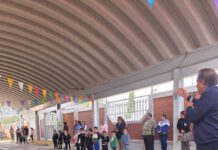 Gobierno de San Martín de las Pirámides entrega rehabilitación del acceso principal del Jardín de Niños Acalli