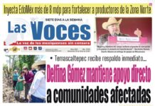 Temascaltepec recibe respaldo inmediato… Delfina Gómez mantiene apoyo directo a comunidades afectadas