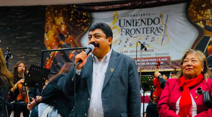 Nazario Gutiérrez impulsa la cultura con el concierto “Uniendo Fronteras” en Texcoco