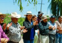 Lupita Díaz inicia pavimentación con concreto hidráulico en San Bartolo del Llano