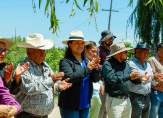 Lupita Díaz inicia pavimentación con concreto hidráulico en San Bartolo del Llano