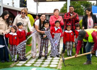Gobierno de Rayón inicia construcción de techumbre en jardín de niños de San Juan la Isla