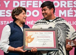 Gobernadora Delfina Gómez reconoce a Defensoras y Defensores Ambientales del Estado de México