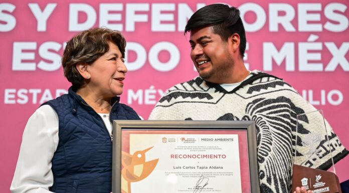 Gobernadora Delfina Gómez reconoce a Defensoras y Defensores Ambientales del Estado de México