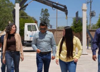 Avanza construcción del arcotecho en el CBT No. 4 de Zumpango; estará listo para el próximo ciclo escolar