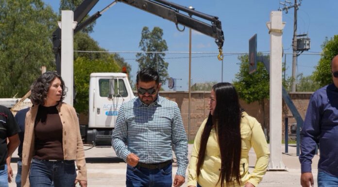 Avanza construcción del arcotecho en el CBT No. 4 de Zumpango; estará listo para el próximo ciclo escolar