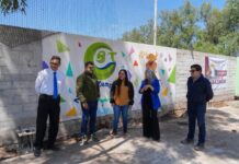 Avanza construcción de arcotecho en CBT No. 2 de San Pedro de la Laguna; buscan concluirlo para el próximo ciclo escolar