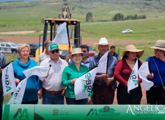 Inicia en Acambay la pavimentación del camino Golondrinas–Buenavista