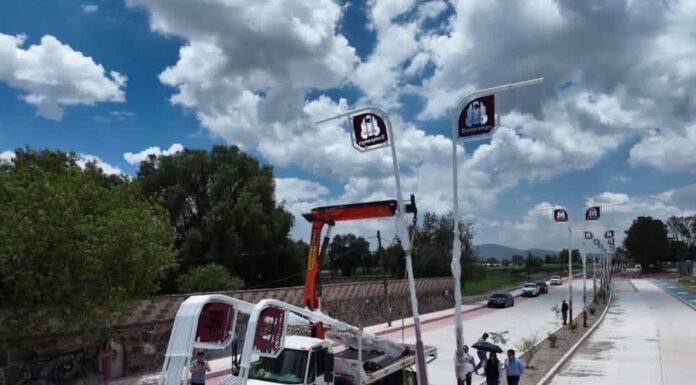 Avanza segunda etapa de la calle Gante en Zumpango; obra incorporará cuatro carriles, ciclovía e iluminación solar