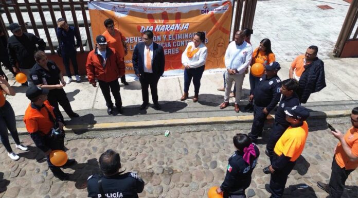 San Simón de Guerrero refrenda compromiso con la erradicación de la violencia contra mujeres y niñas en el Día Naranja