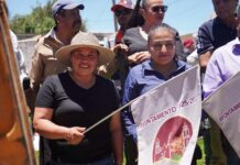Inicia Ofelia Antonio Sandoval obra de concreto hidráulico en El Calvario para mejorar la movilidad en Villa del Carbón