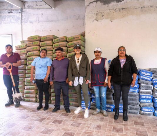 Erika Olea impulsa nueva cancha deportiva en La Campesina para fortalecer la convivencia comunitaria