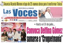 Hasta el 31 de julio… Convoca Delfina Gómez sumarse a “Croquetmanía”